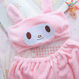 My Melody Cinnamoroll Pajama Two Piece Set From Kawaii Stop