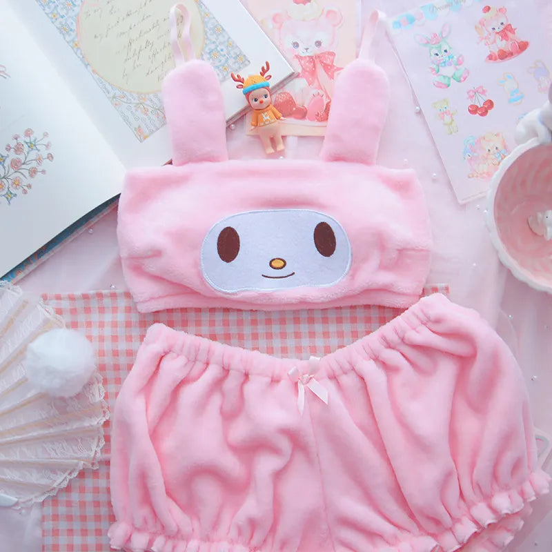 My Melody Cinnamoroll Pajama Two Piece Set From Kawaii Stop