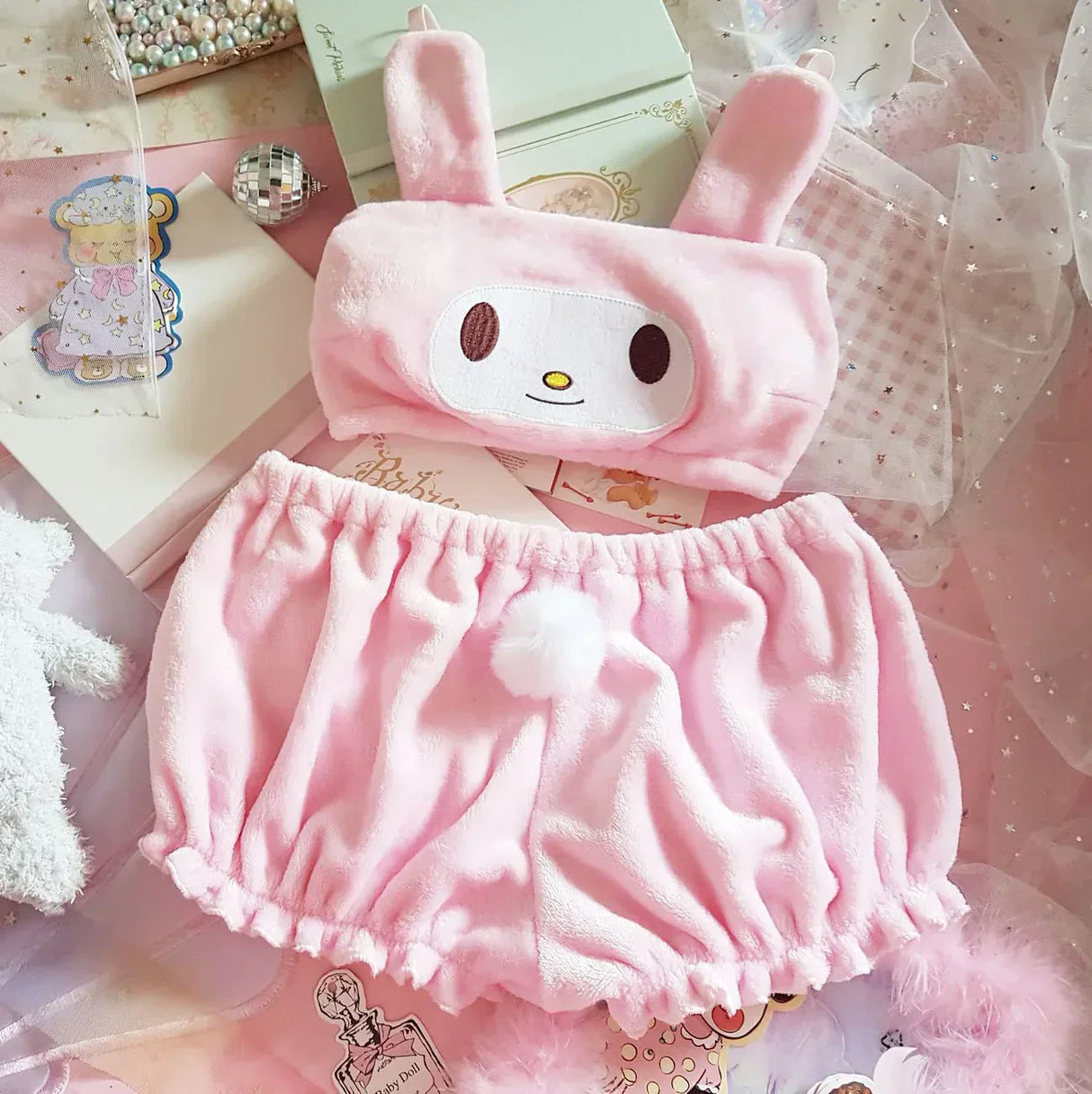 My Melody Cinnamoroll Pajama Two Piece Set From Kawaii Stop