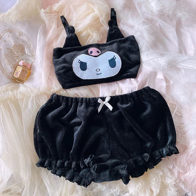 My Melody Cinnamoroll Pajama Two Piece Set From Kawaii Stop