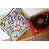 Memphis Hand-Embroidered Pillow from Quirks!