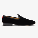 Men's Black Velvet Slipper II from Del Toro Shoes