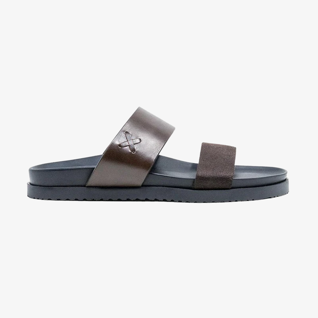 Men's Brown Cinturini Sandal From Del Toro Shoes