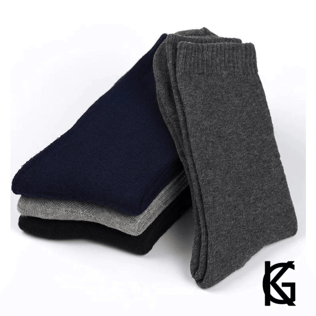 Cotton Blend Men's Dress Socks By GK, Size 10-13, pack of 6, 12, 18 Pairs from PremiumBrandGoods