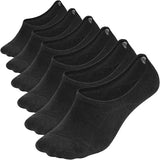 Comfort Rich Men's No Show Socks - Black, and White Cotton, Size 10-13 from PremiumBrandGoods