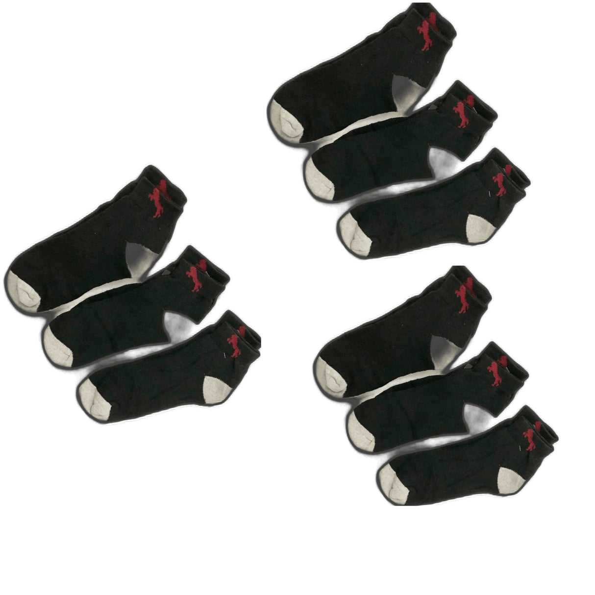 High-Quality Men's Cotton Thermal Socks 9-Pack (Sizes 9-11, 10-13) - Winter Warmth from PremiumBrandGoods