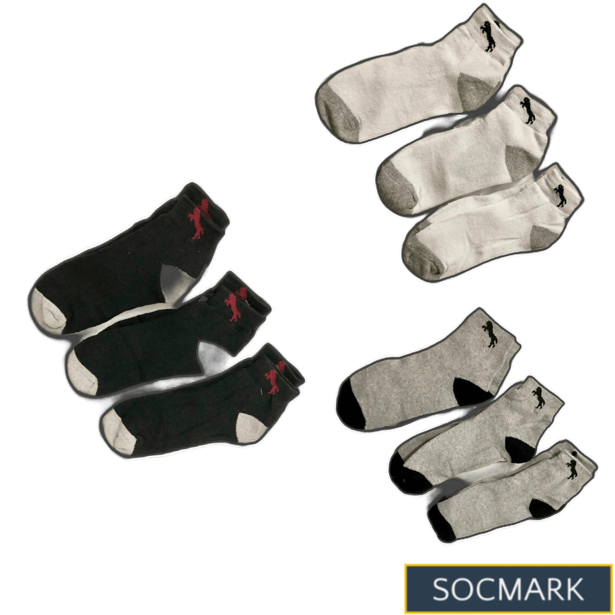 High-Quality Men's Cotton Thermal Socks 9-Pack (Sizes 9-11, 10-13) - Winter Warmth from PremiumBrandGoods