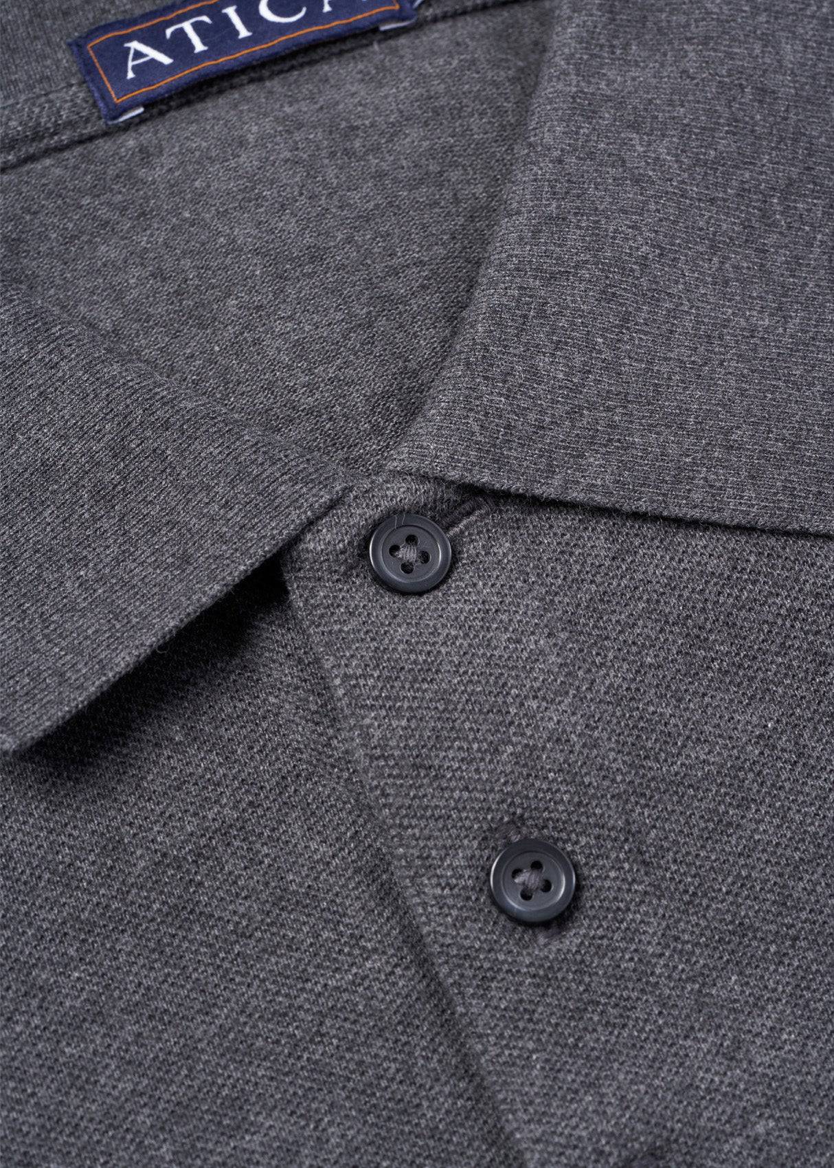 Performance Polo Dark Grey Shirt from Atica Man