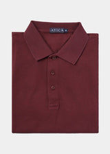 Performance Polo Wine Shirt from Atica Man