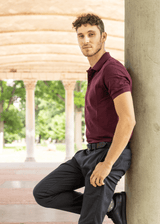 Performance Polo Wine Shirt from Atica Man