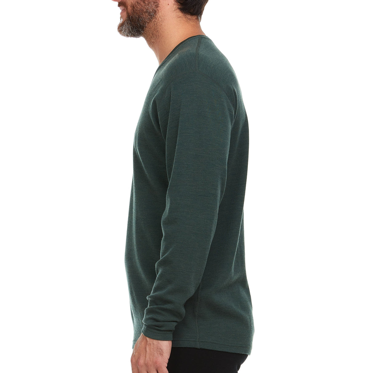 Midweight - Men's Long Sleeve V-Neck 100% Merino Wool from Minus33 Merino Wool Clothing