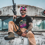Hoochie Daddy Sunset Men's T-Shirt From Combat Iron Apparel
