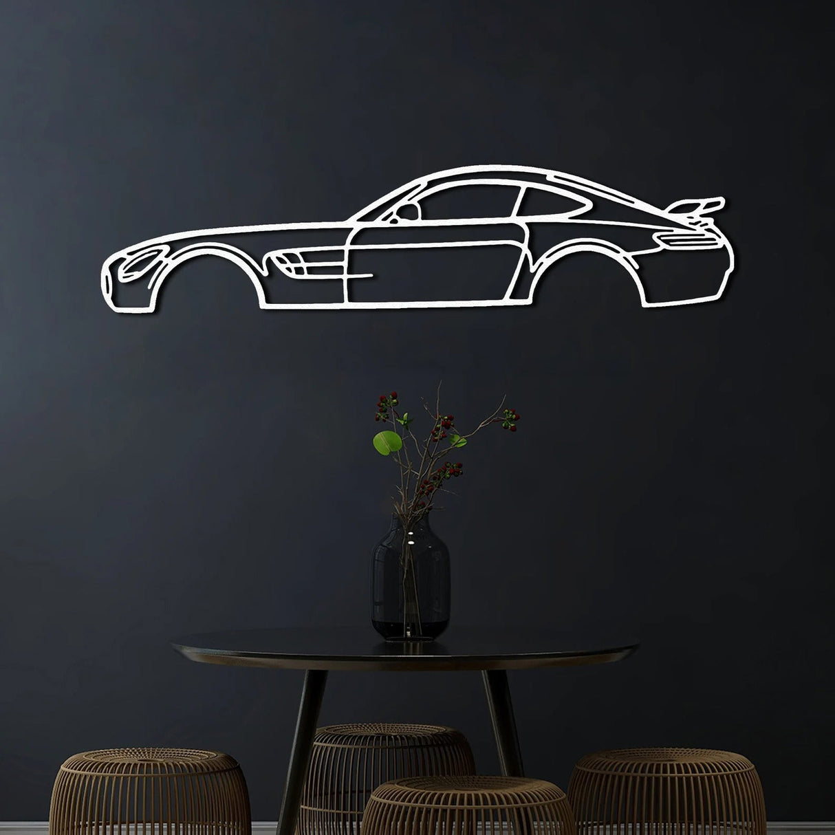 Mercedes Amg Gtr Car Silhouette from VITAHOME DESIGN LLC