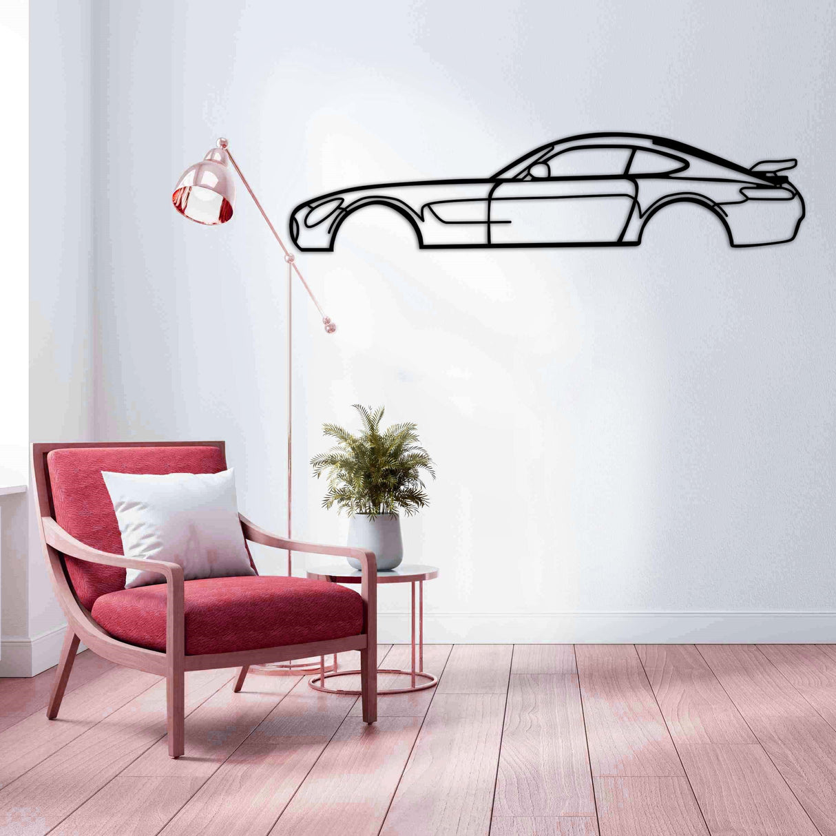 Mercedes Amg Gtr Car Silhouette from VITAHOME DESIGN LLC