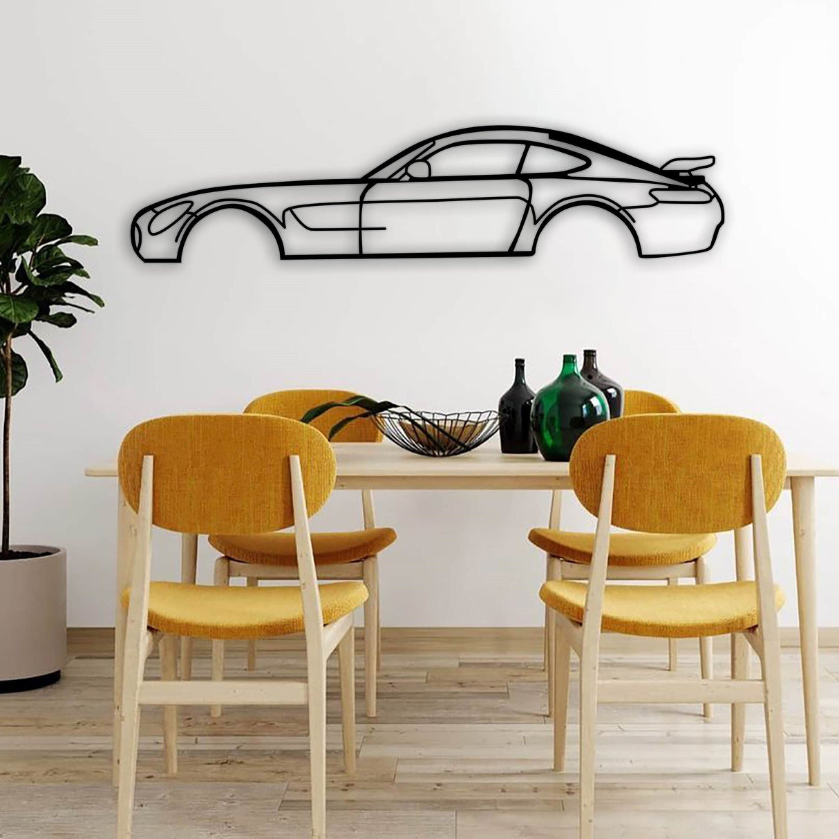 Mercedes Amg Gtr Car Silhouette from VITAHOME DESIGN LLC