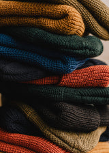 Merino Cardigan Stitch Beanie from American Trench