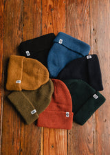 Merino Cardigan Stitch Beanie from American Trench