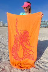 Mermaid Orange - Turkish Towel from Sun Drunk