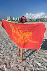 Mermaid Orange - Turkish Towel from Sun Drunk