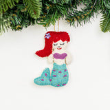 Felt Mermaid Ornament from Upavim Crafts