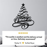 Pine Tree Merry Christmas Wall Art from VITAHOME DESIGN LLC