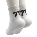 Valentines Day Bow Mesh Socks from Pretty Simple