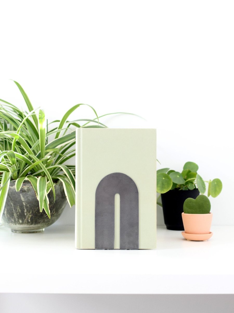 Metal Arch Bookend from Jubilee Trading Company