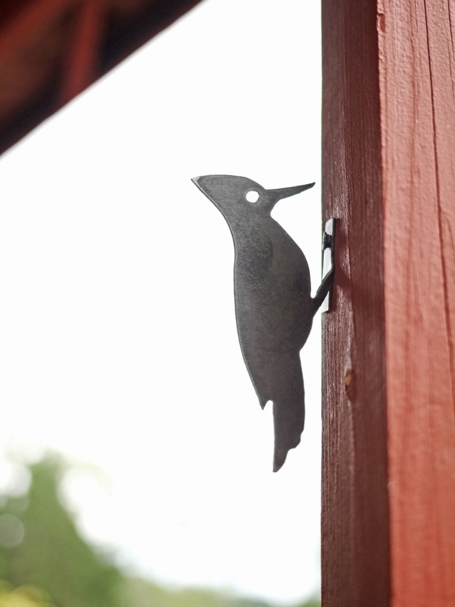 Metal Bird Statue - Woodpecker Bird Art From Jubilee Trading Company