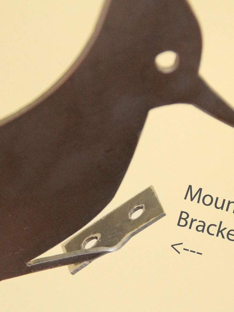 Metal Bird Statue - Woodpecker Bird Art From Jubilee Trading Company
