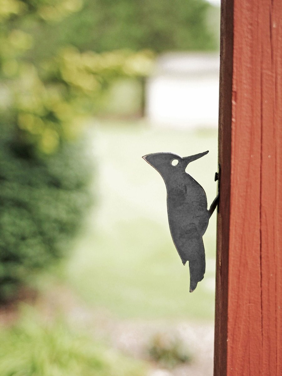 Metal Bird Statue - Woodpecker Bird Art From Jubilee Trading Company