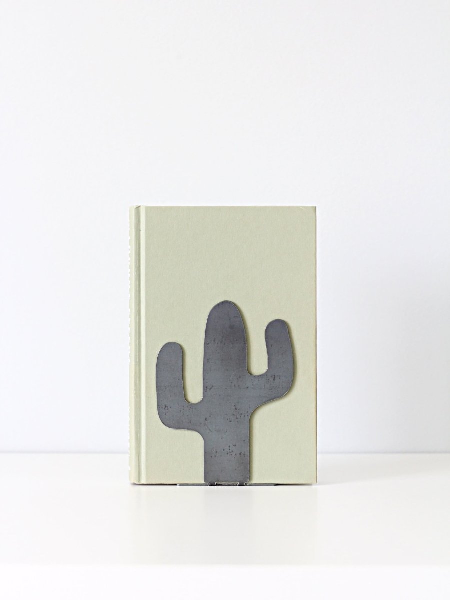 Metal Cactus Bookend from Jubilee Trading Company