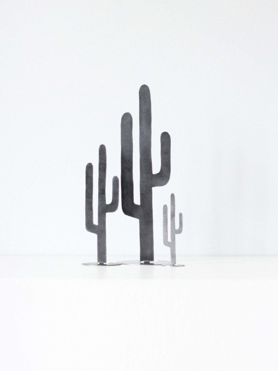 Metal Cactus Silhouette - Medium From Jubilee Trading Company