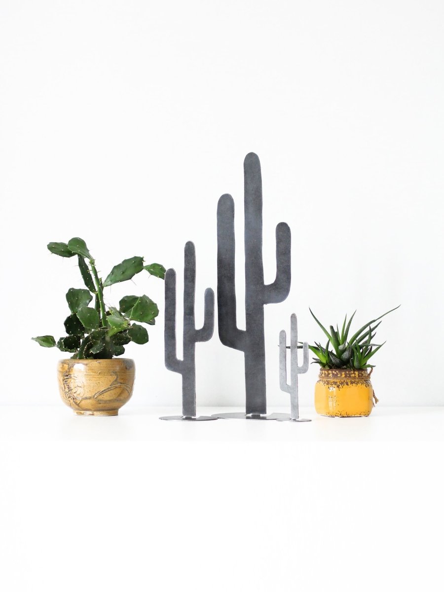 Metal Cactus Silhouette - Small From Jubilee Trading Company