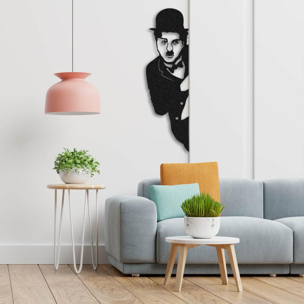 Metal Charlie Chaplin Wall Art from VITAHOME DESIGN LLC