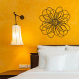 Metal Daisy Wall Art from VITAHOME DESIGN LLC