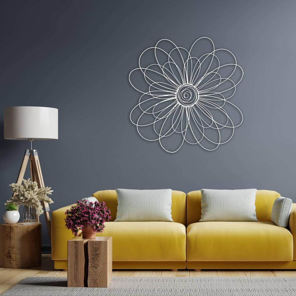Metal Daisy Wall Art from VITAHOME DESIGN LLC