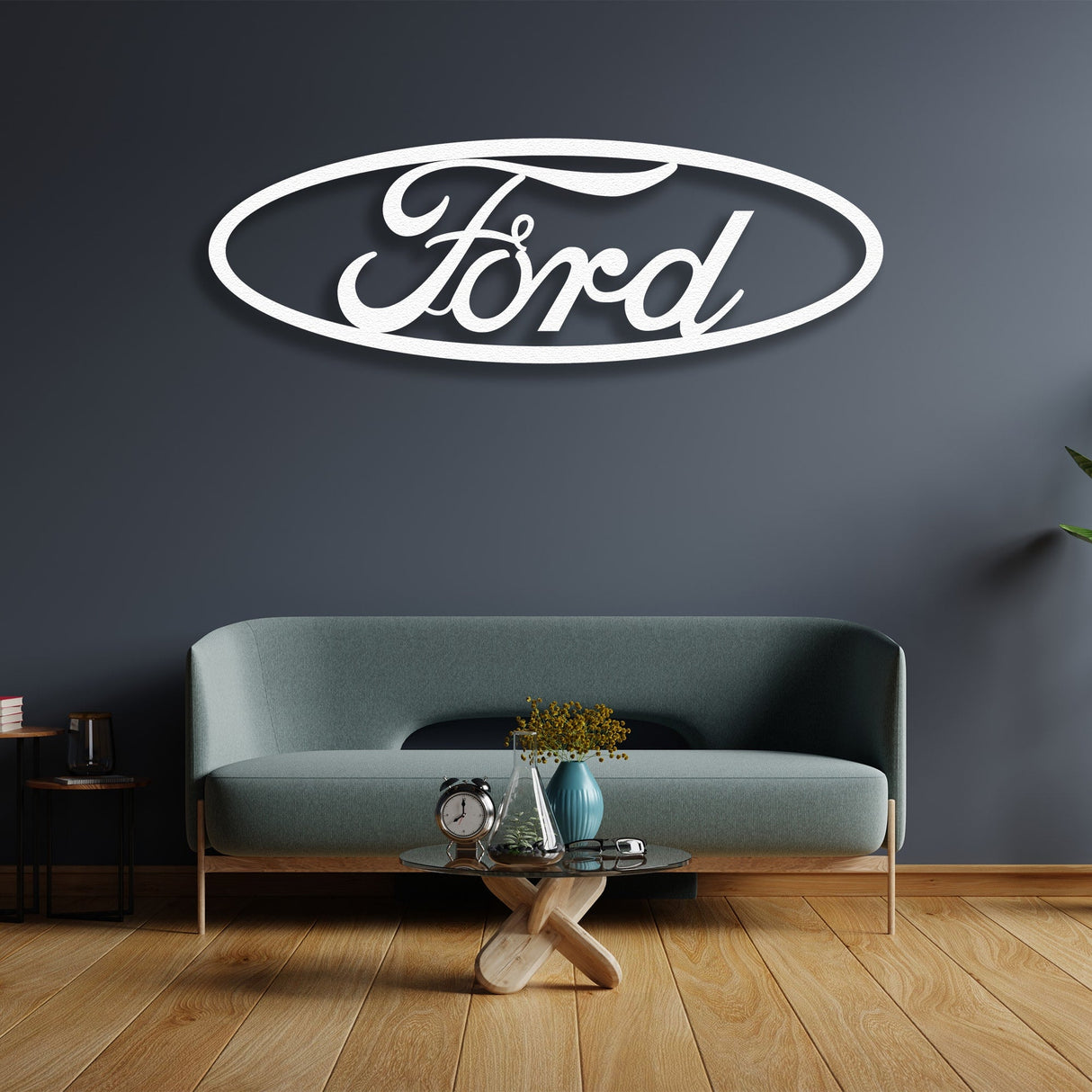 Metal FORD Sign Wall Art from VITAHOME DESIGN LLC