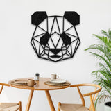 Metal Geometric Panda Line Art from VITAHOME DESIGN LLC