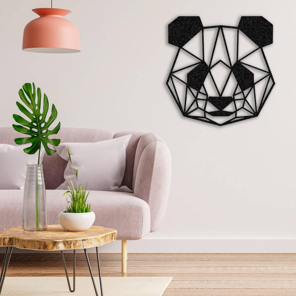 Metal Geometric Panda Line Art from VITAHOME DESIGN LLC