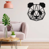 Metal Geometric Panda Line Art from VITAHOME DESIGN LLC