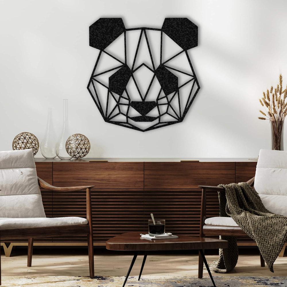 Metal Geometric Panda Line Art from VITAHOME DESIGN LLC