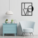 Metal Love Letters Black Wall Art from VITAHOME DESIGN LLC
