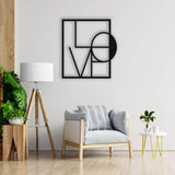 Metal Love Letters Black Wall Art from VITAHOME DESIGN LLC