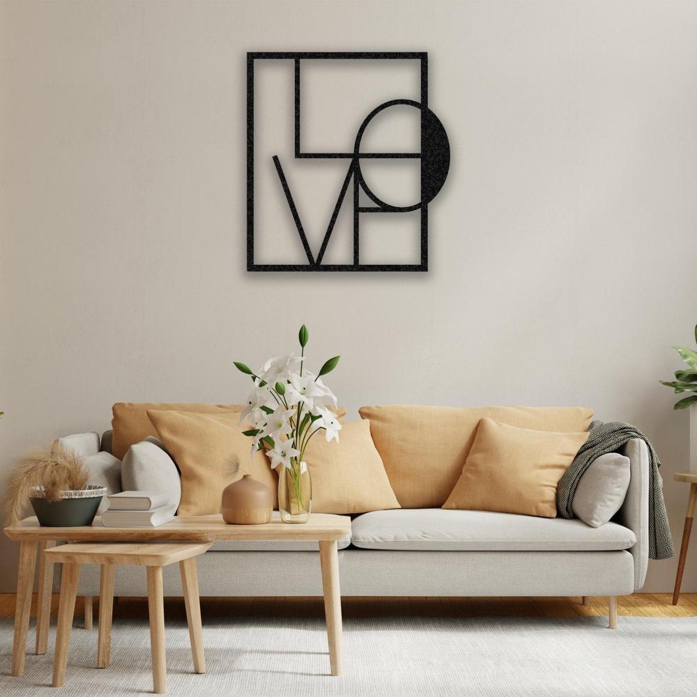 Metal Love Letters Black Wall Art from VITAHOME DESIGN LLC