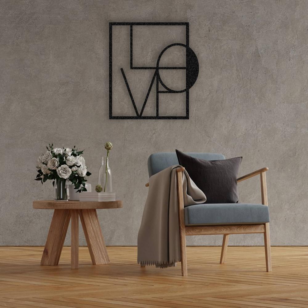 Metal Love Letters Black Wall Art from VITAHOME DESIGN LLC