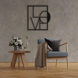 Metal Love Letters Black Wall Art from VITAHOME DESIGN LLC