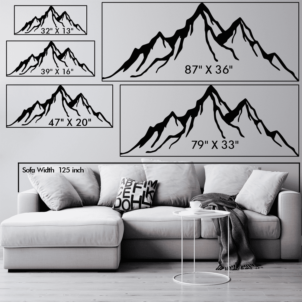 Metal Mountain Wall Decor from VITAHOME DESIGN LLC