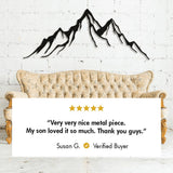 Metal Mountain Wall Decor from VITAHOME DESIGN LLC