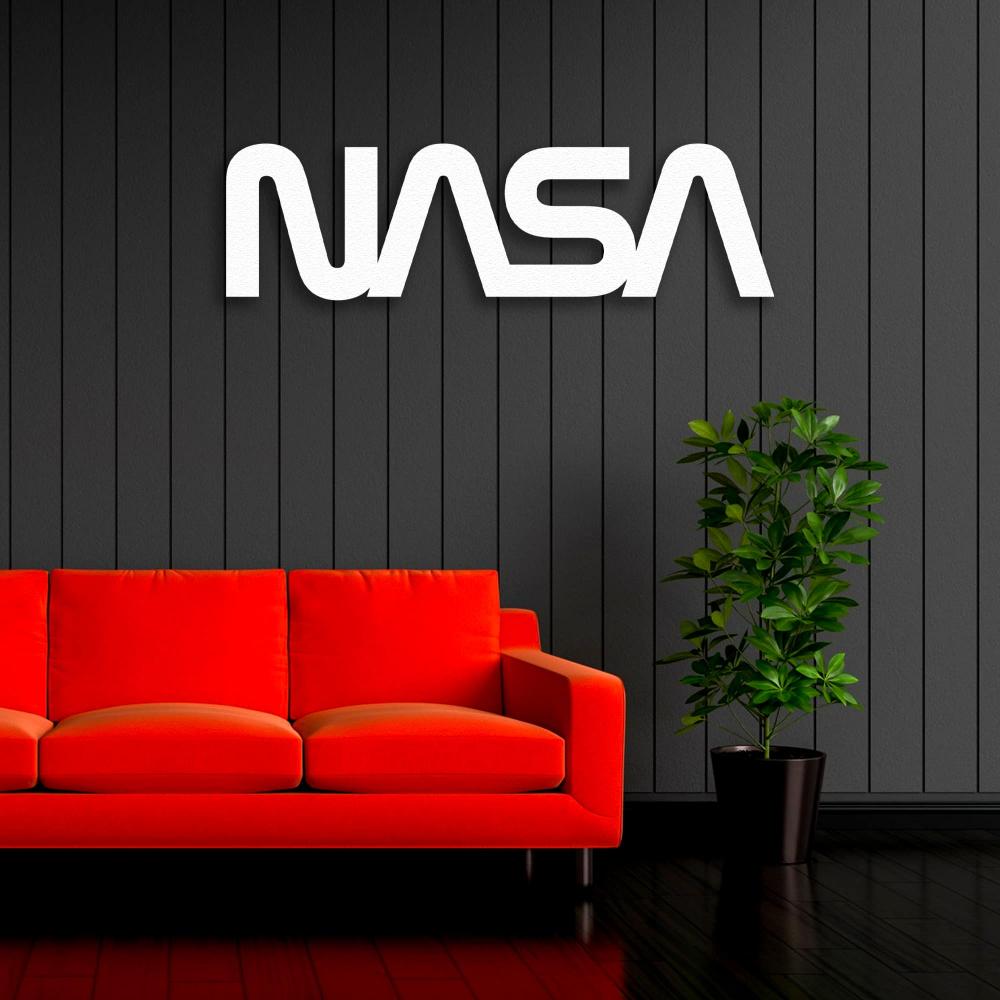 Metal NASA Sign Wall Art from VITAHOME DESIGN LLC