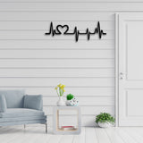 Heart Beat Rhythm Metal Coat Rack from VITAHOME DESIGN LLC